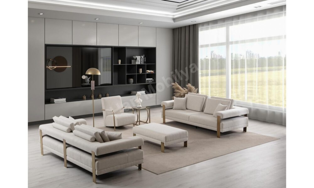 Deep Living Antik Koltuk Takımı Han Mobilya
