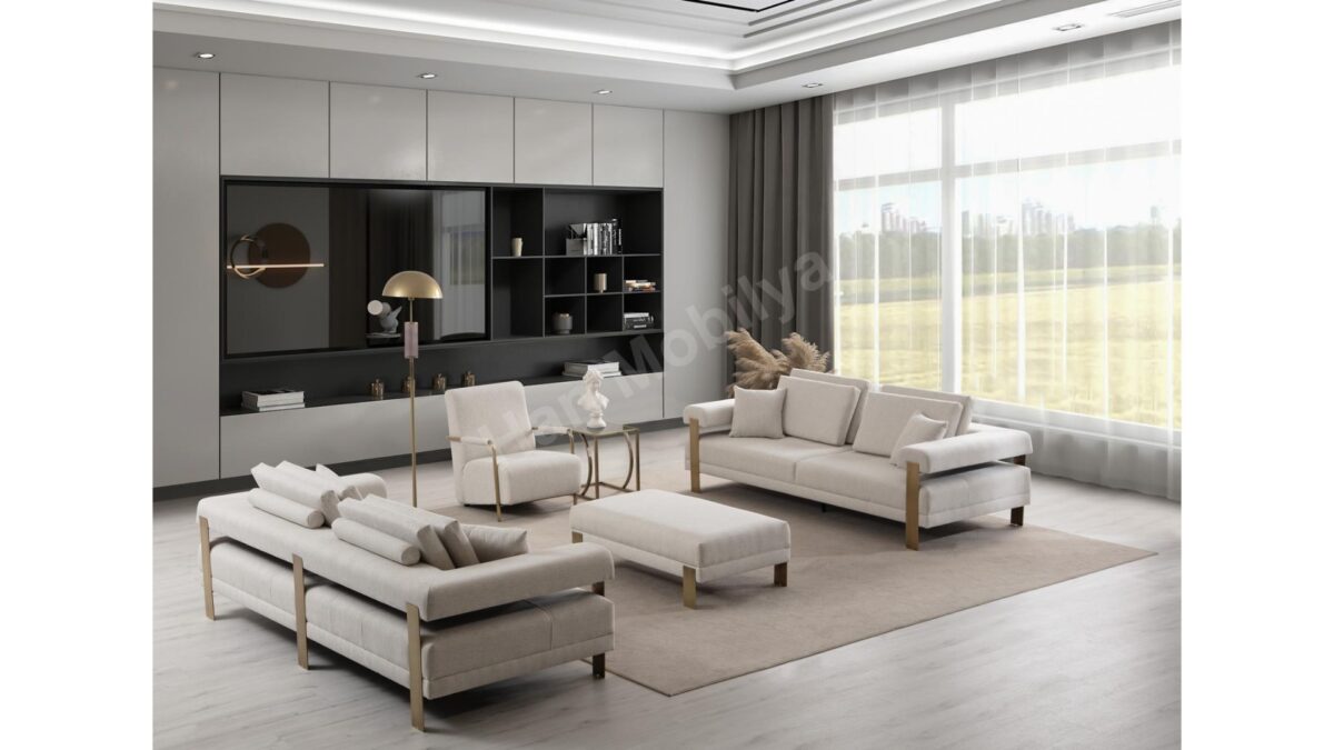 Deep Living Antik Koltuk Takımı Han Mobilya