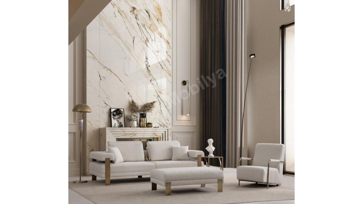 Deep Living Antik Koltuk Takımı Han Mobilya