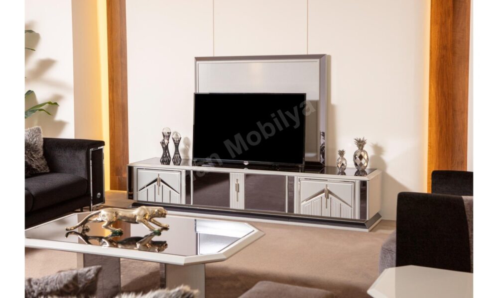 Leon Silver Tv Ünitesi Han Mobilya