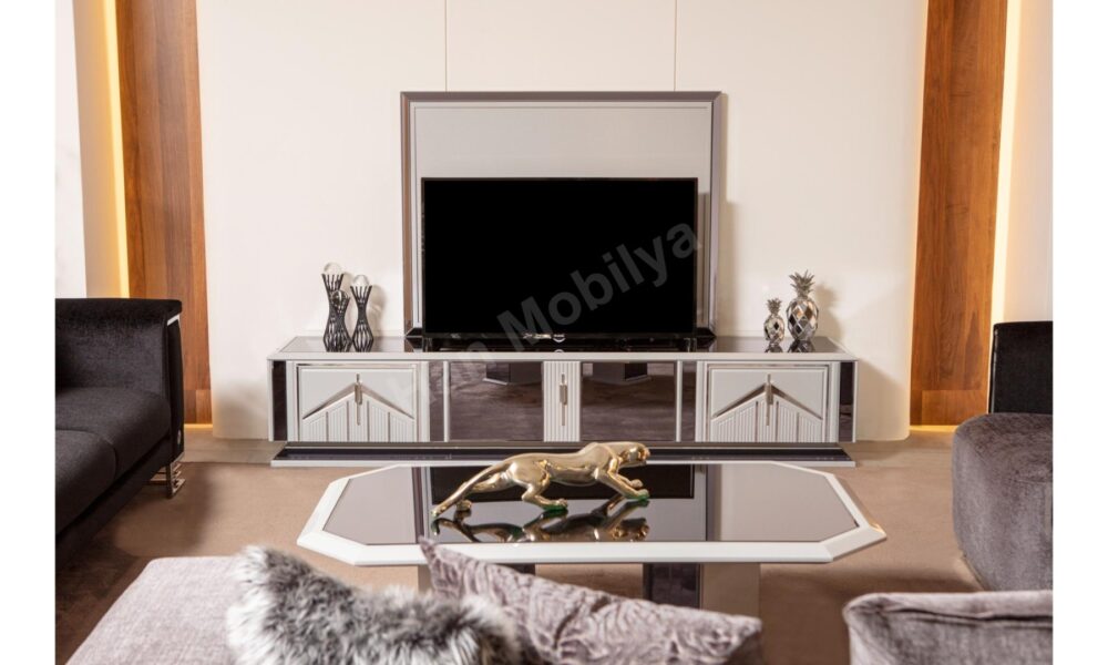 Leon Silver Tv Ünitesi Han Mobilya