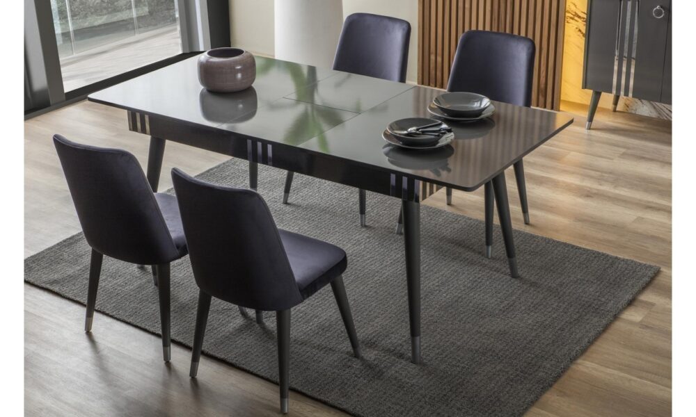 Lotus Antrasit-Gri Yemek Odası Han Mobilya