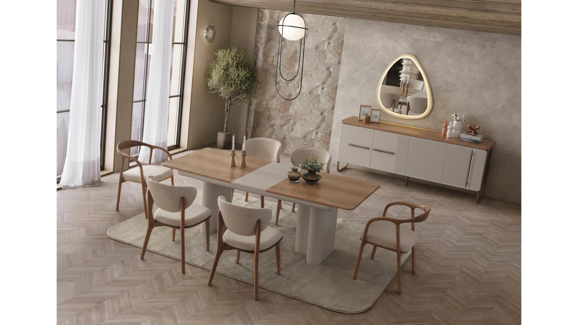 Lotus Yemek Odası Han Mobilya Lotus Yemek Odası Han Mobilya