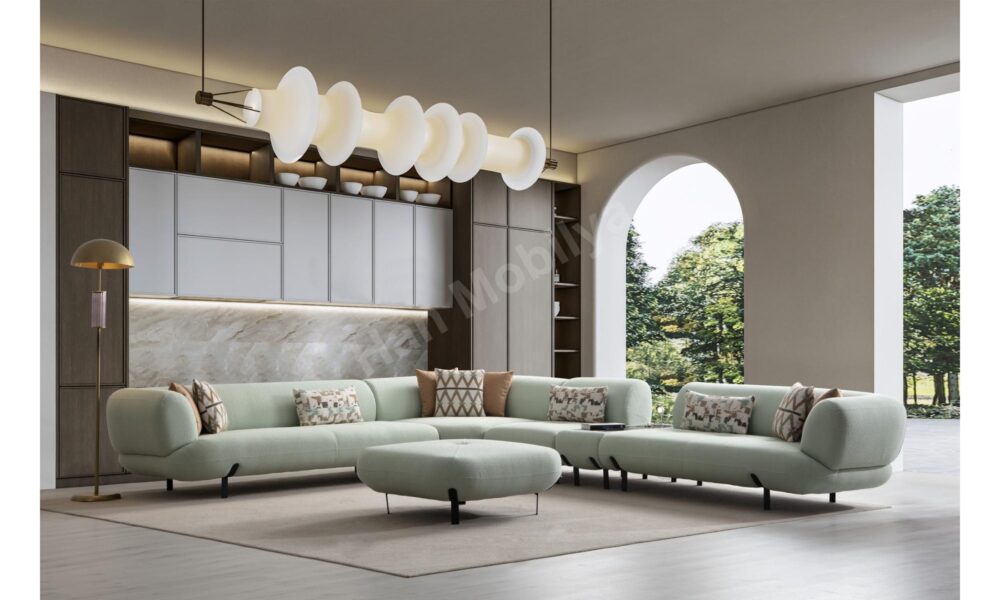 Manetti Modüllü Köşe Koltuk Takımı Han Mobilya