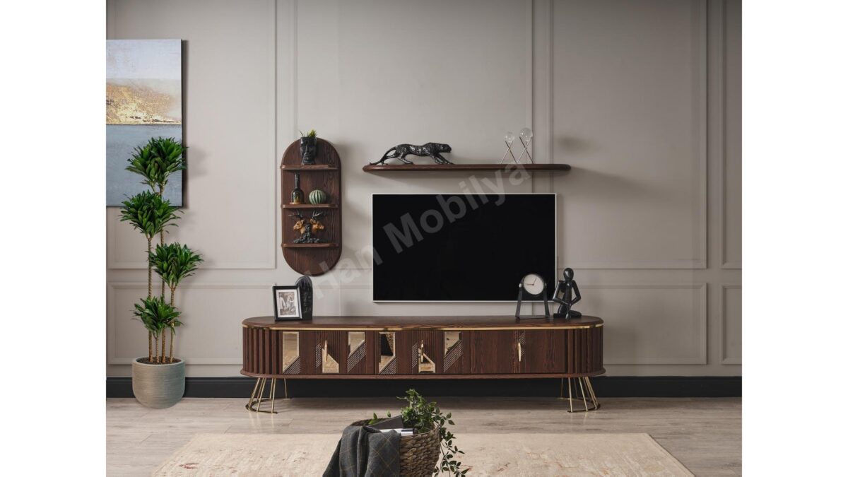 Sude Ceviz Tv Ünitesi Han Mobilya