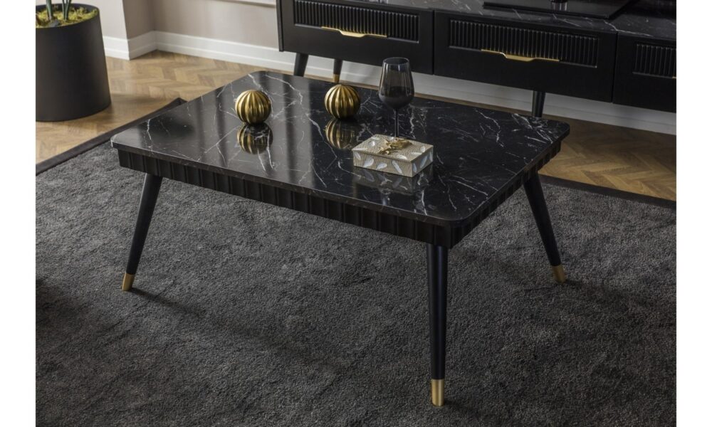 Tesla Siyah Sehpa Han Mobilya