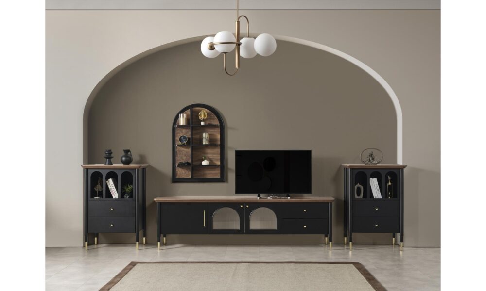 Yıldız Siyah Tv Ünitesi Han Mobilya