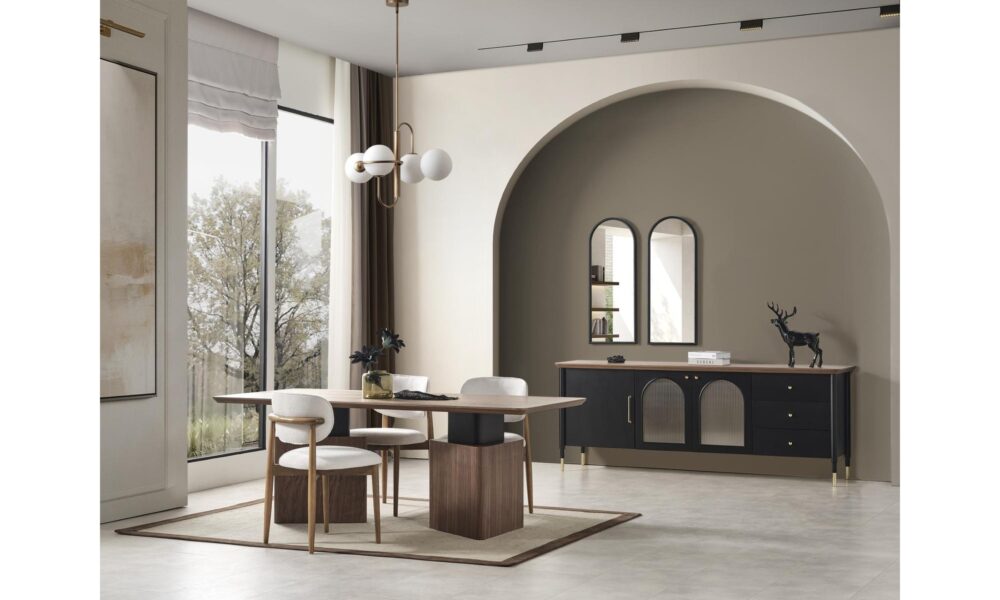 Yıldız Siyah Yemek Odası Han Mobilya