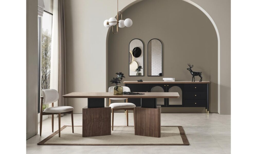 Yıldız Siyah Yemek Odası Han Mobilya