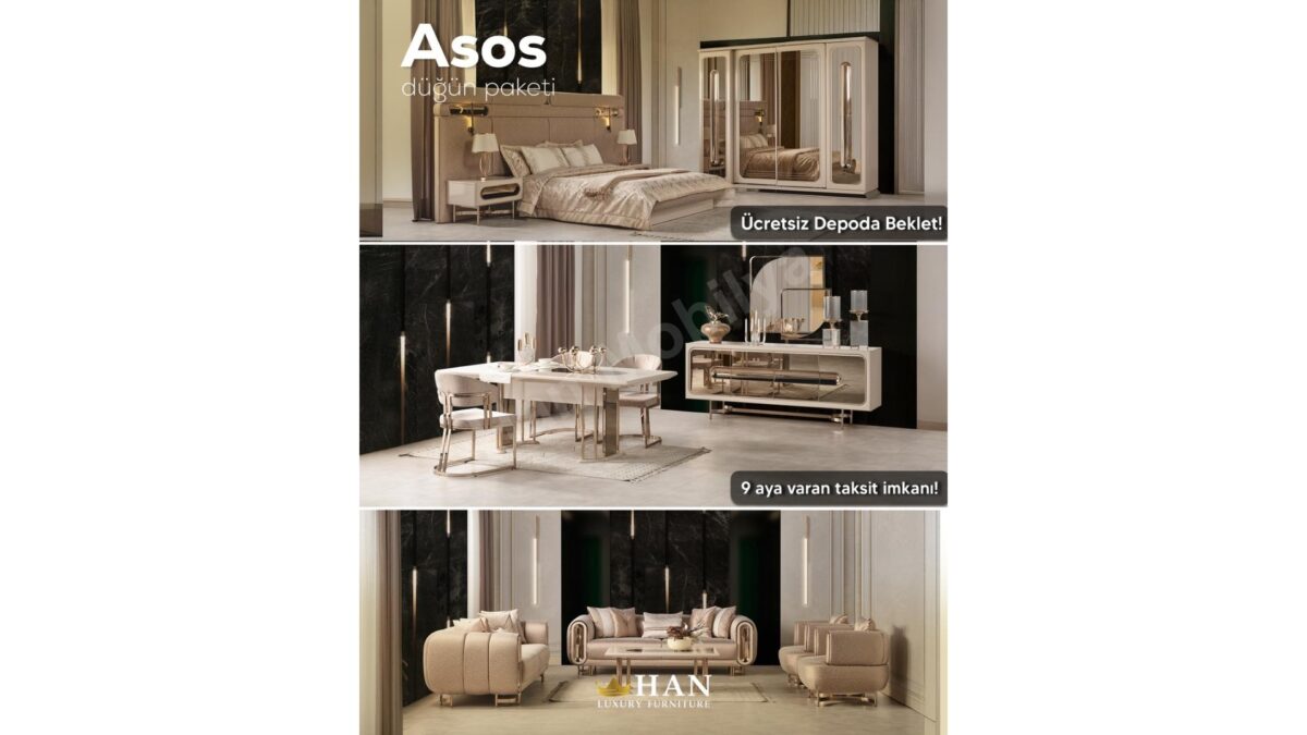 Asos Düğün Paketi Han Mobilya