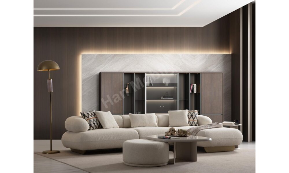 Glamour Relax Köşe Koltuk Takımı Han Mobilya