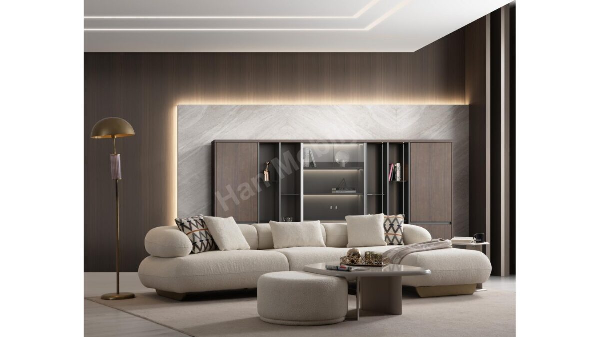 Glamour Relax Köşe Koltuk Takımı Han Mobilya