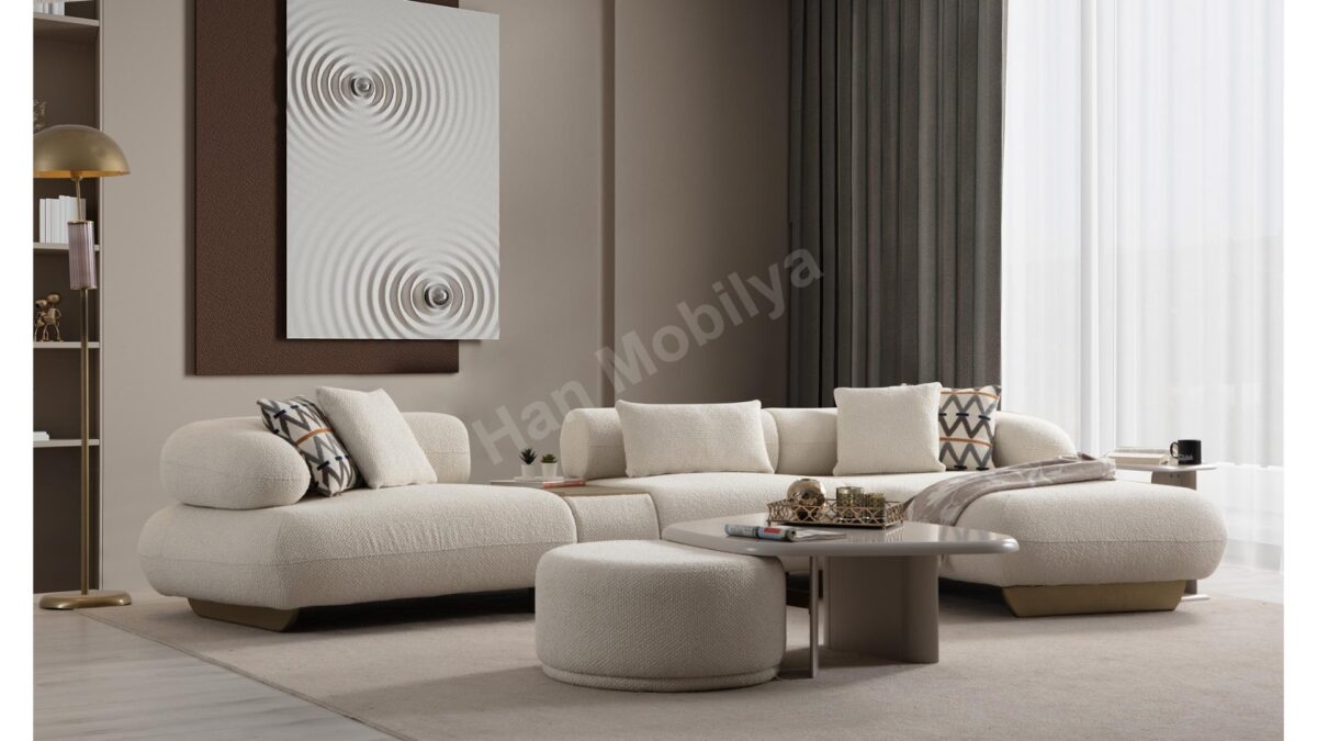 Glamour Relax Köşe Koltuk Takımı Han Mobilya