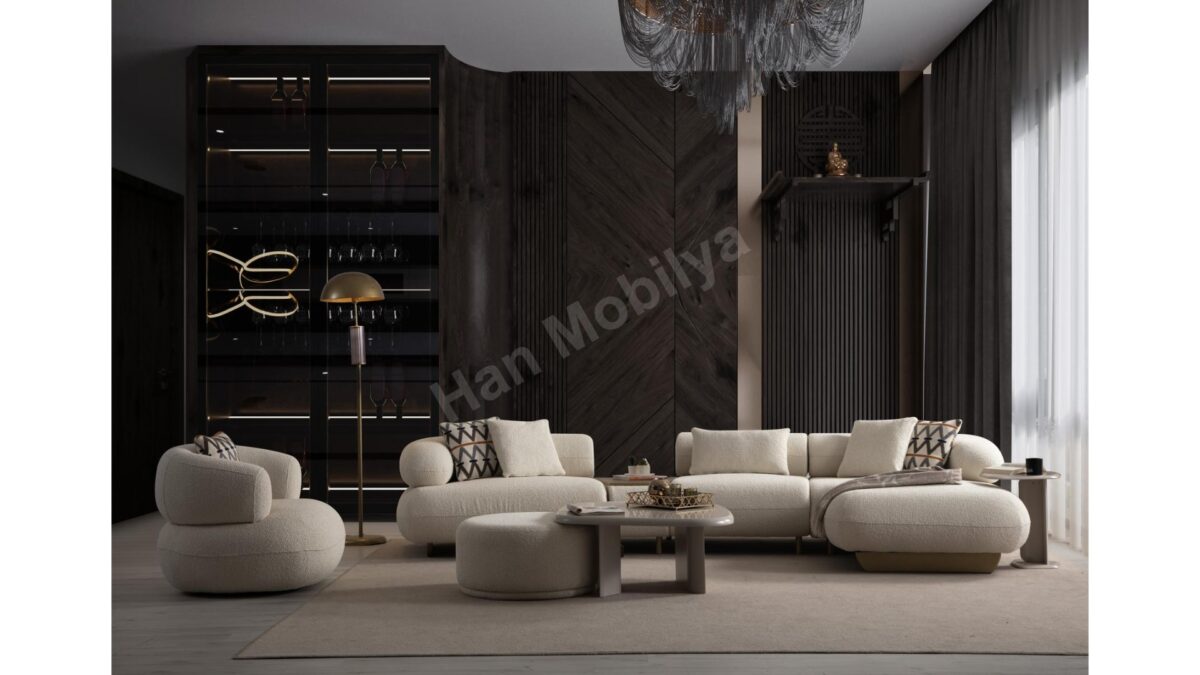 Glamour Relax Köşe Koltuk Takımı Han Mobilya