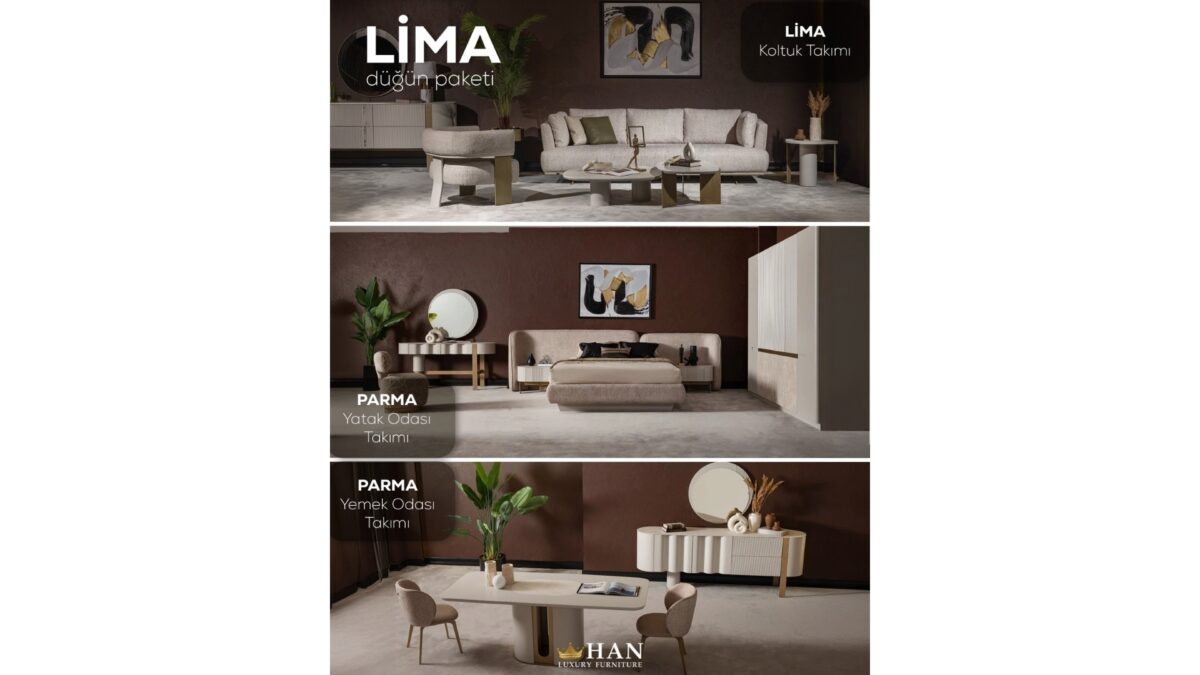 Lima Düğün Paketi Han Mobilya