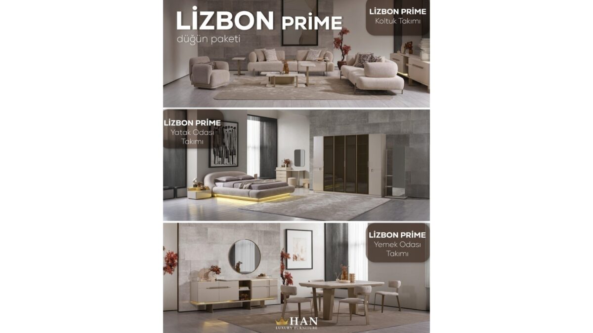 Lizbon Prime Düğün Paketi Han Mobilya