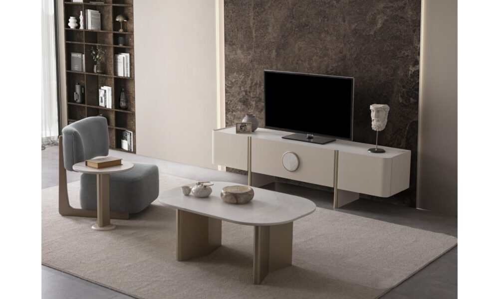 Lusso Mermer Tv Ünitesi Han Mobilya