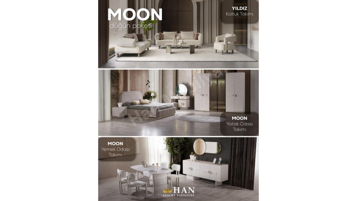 Moon Düğün Paketi Han Mobilya