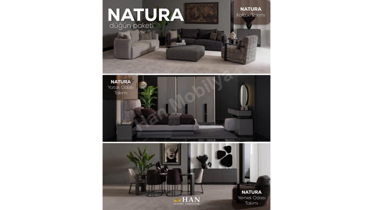 Natura Düğün Paketi Han Mobilya