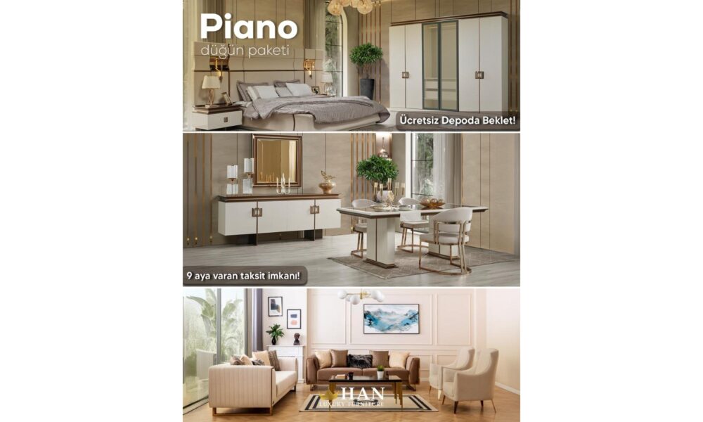 Piano Düğün Paketi Han Mobilya