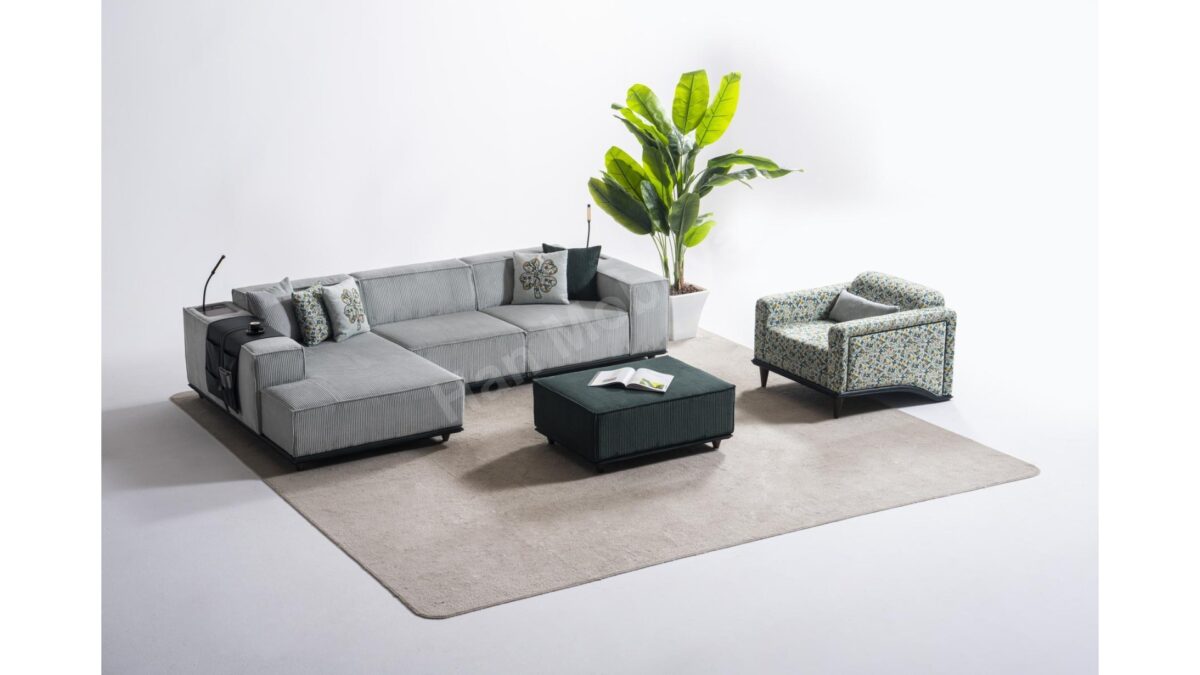 Puffy Relax Köşe Koltuk Takımı Han Mobilya