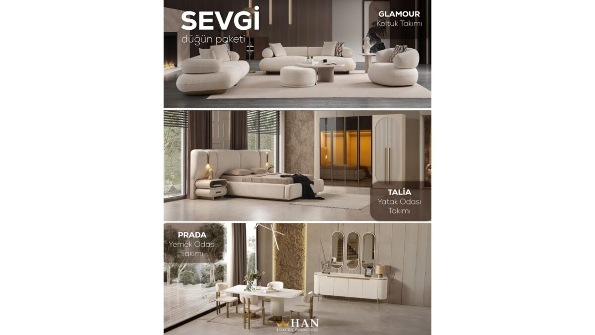 Sevgi Düğün Paketi Han Mobilya