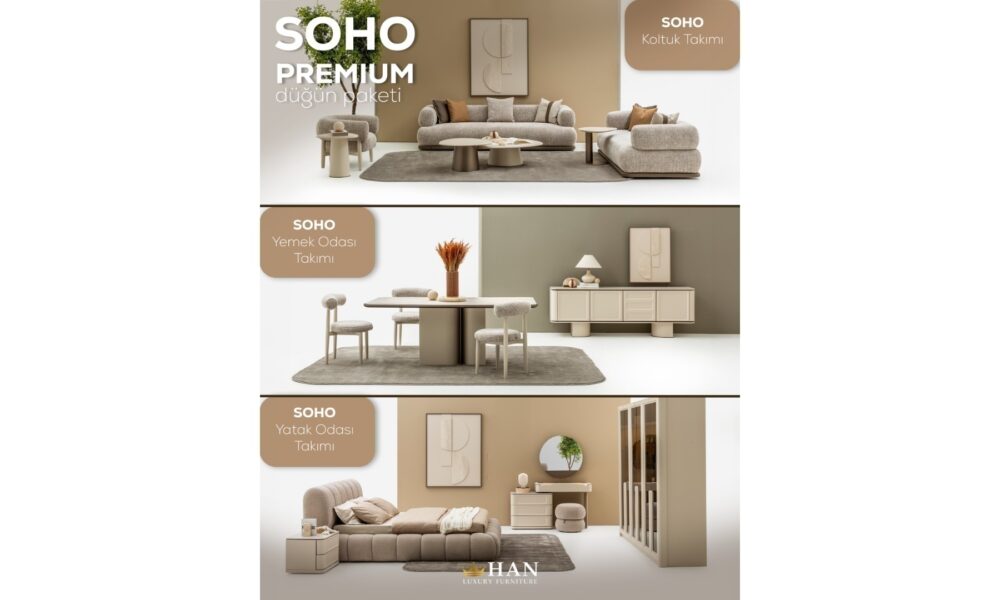 Soho Düğün Paketi Han Mobilya