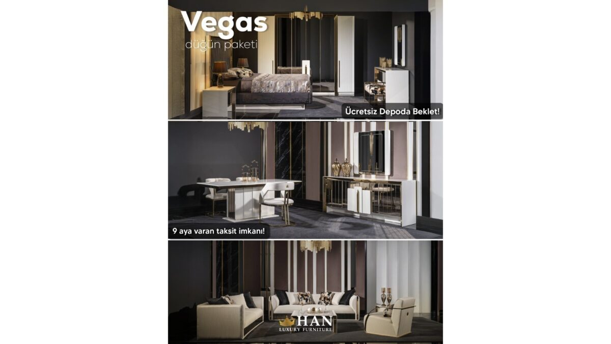 Vegas Düğün Paketi Han Mobilya