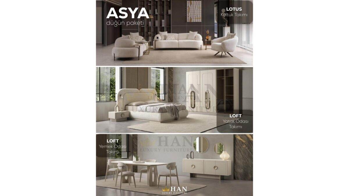 Asya Düğün Paketi Han Mobilya