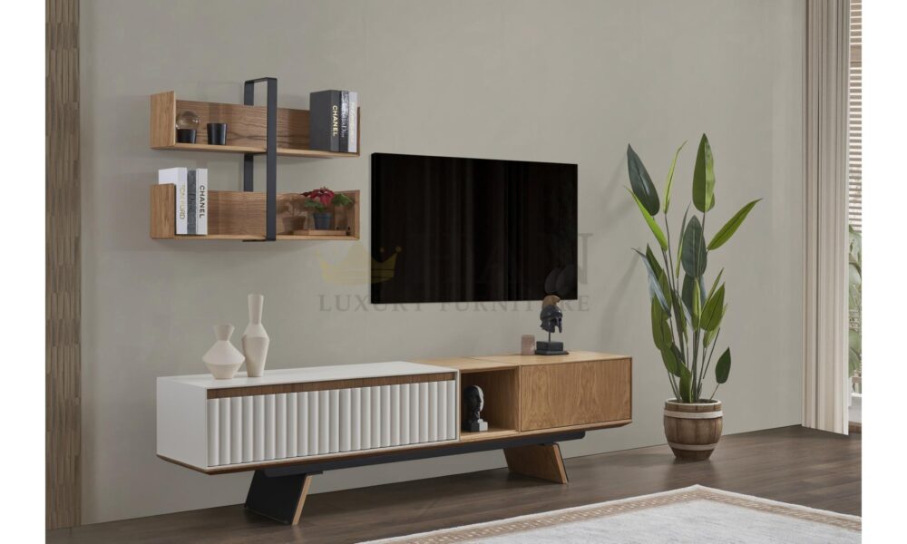 City Beyaz Tv Ünitesi Han Mobilya