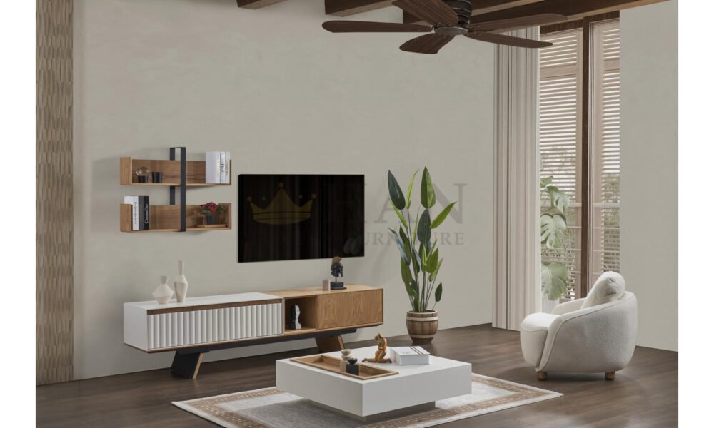 City Beyaz Tv Ünitesi Han Mobilya