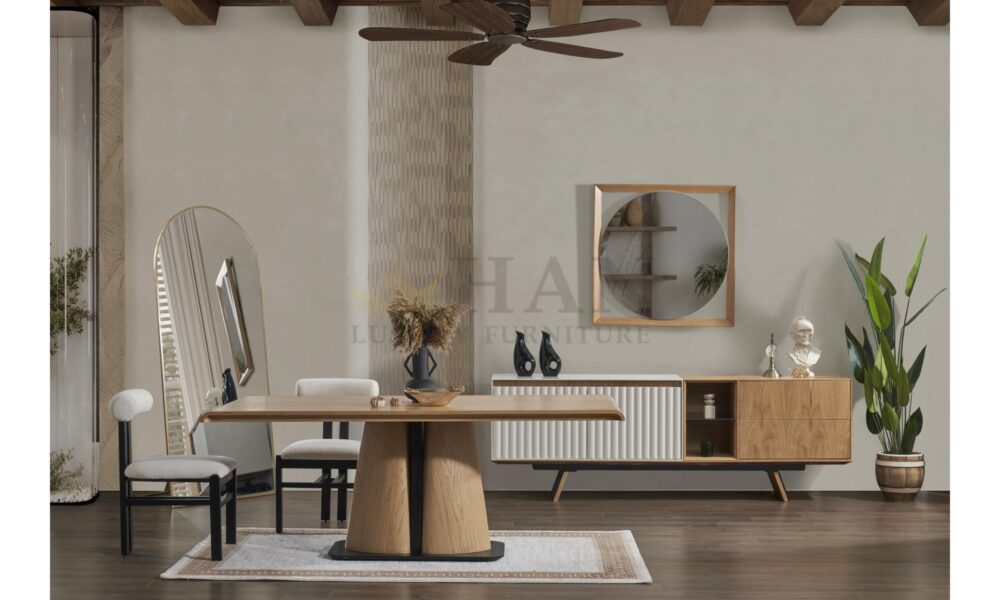 City Beyaz Yemek Odası Han Mobilya