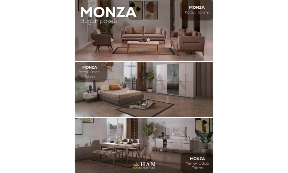 Monza Düğün Paketi Han Mobilya