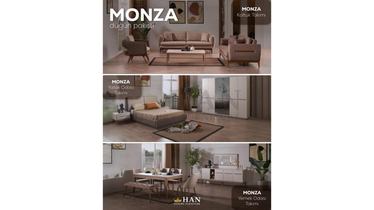 Monza Düğün Paketi Han Mobilya