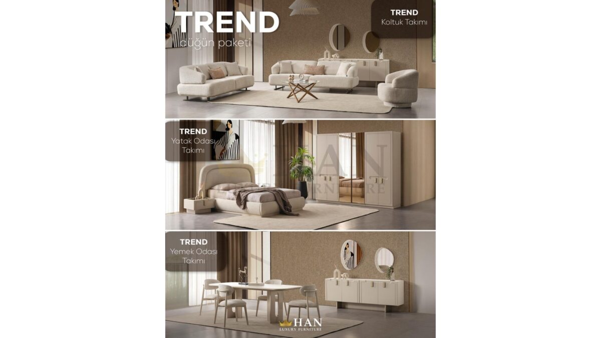 Trend Düğün Paketi Han Mobilya