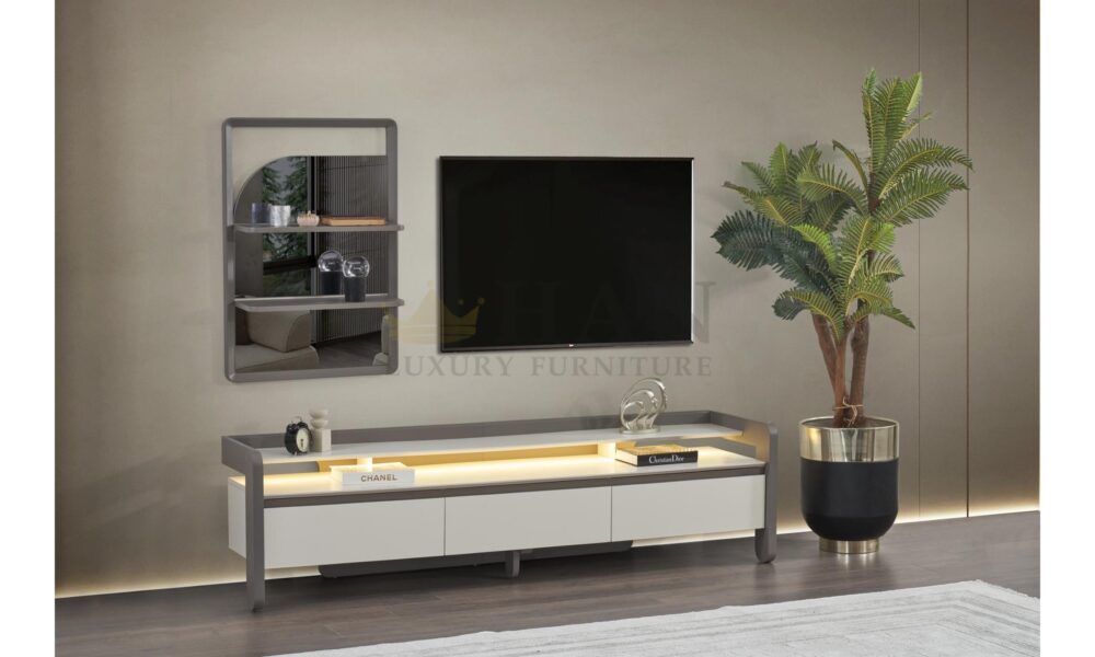 Vizyon Beyaz Tv Ünitesi Han Mobilya