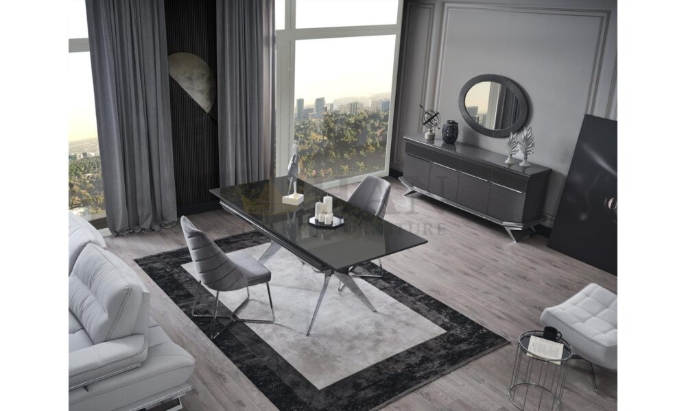 Asya Gümüş Yemek Odası Han Mobilya