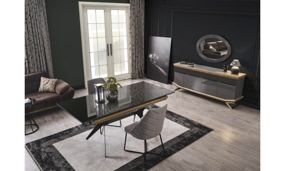 Grand Ahşap Yemek Odası Han Mobilya