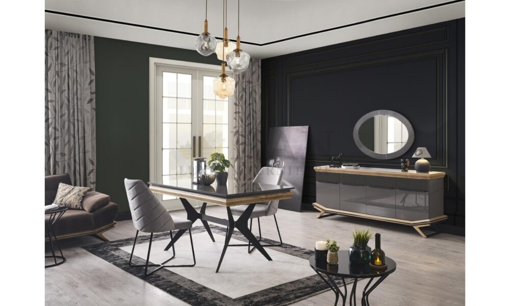 Grand Ahşap Yemek Odası Han Mobilya