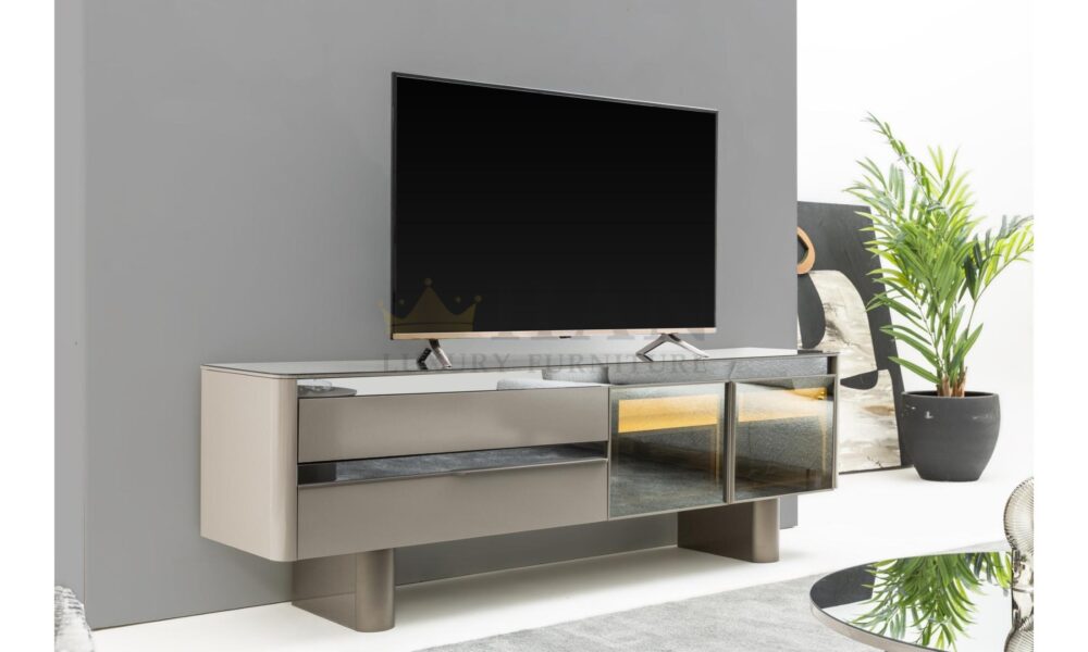 Inox Tv Ünitesi Han Mobilya