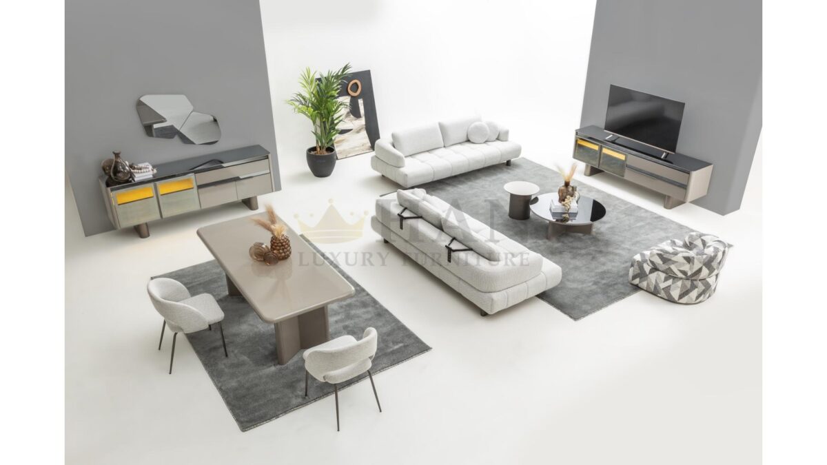Inox Yemek Odası Han Mobilya