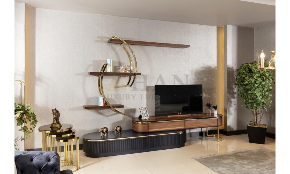 Lacivert Tv Ünitesi Han Mobilya