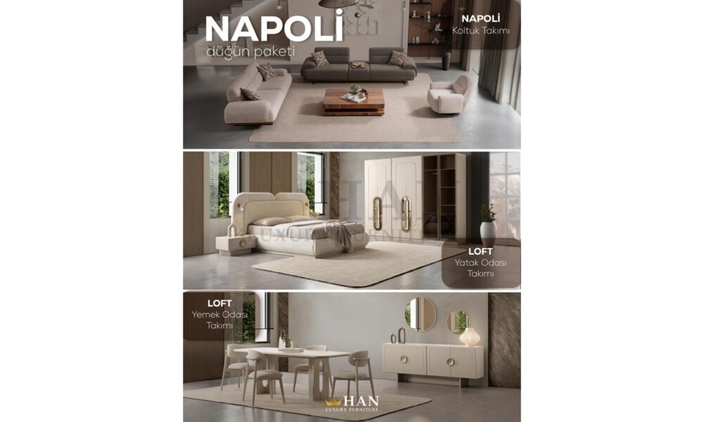 Napoli Düğün Paketi Han Mobilya