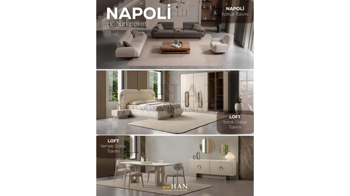 Napoli Düğün Paketi Han Mobilya