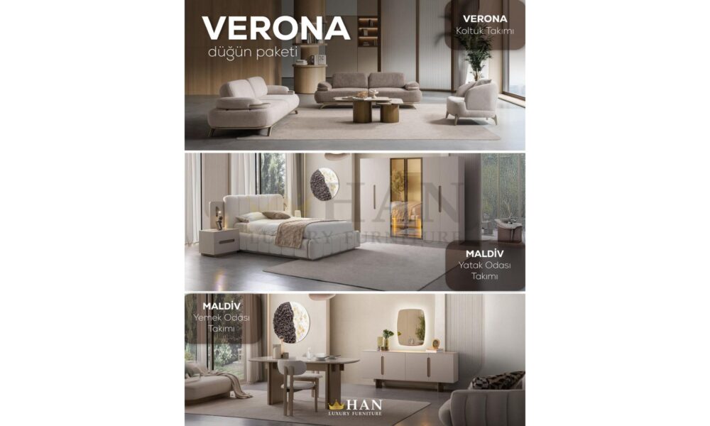 Verona Düğün Paketi Han Mobilya