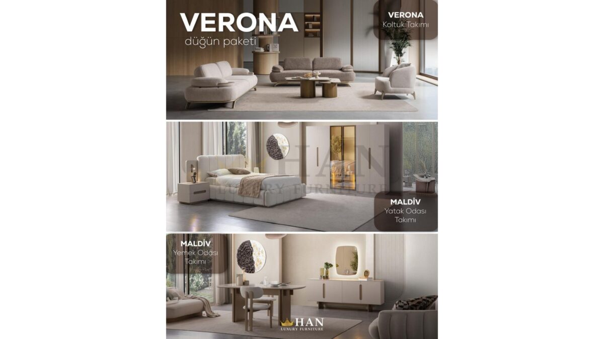 Verona Düğün Paketi Han Mobilya