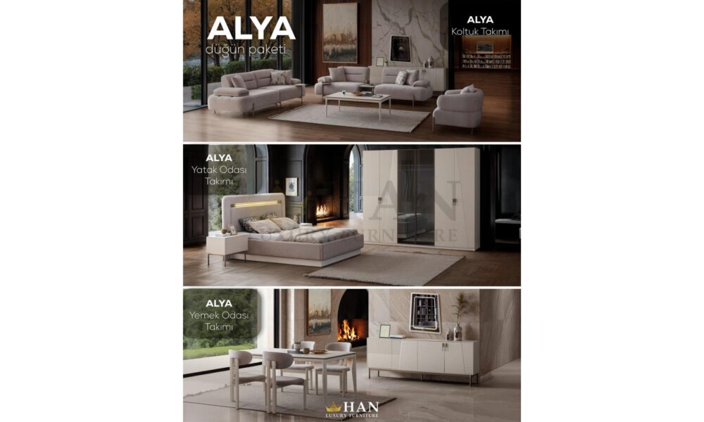 Alya Düğün Paketi Han Mobilya