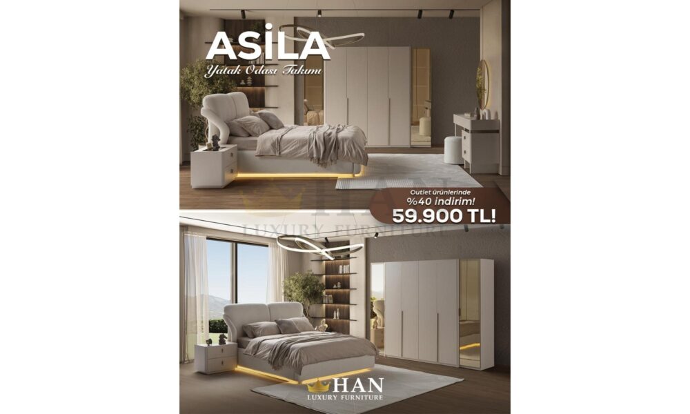 Asila Yatak Odası Han Mobilya