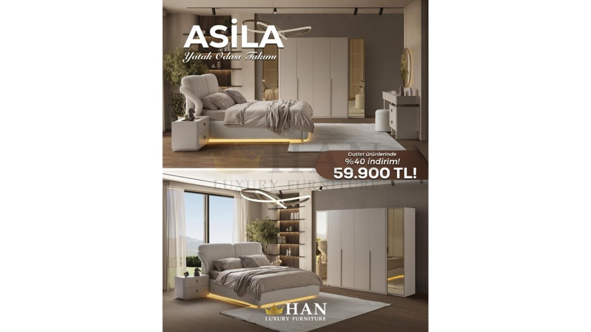 Asila Yatak Odası Han Mobilya