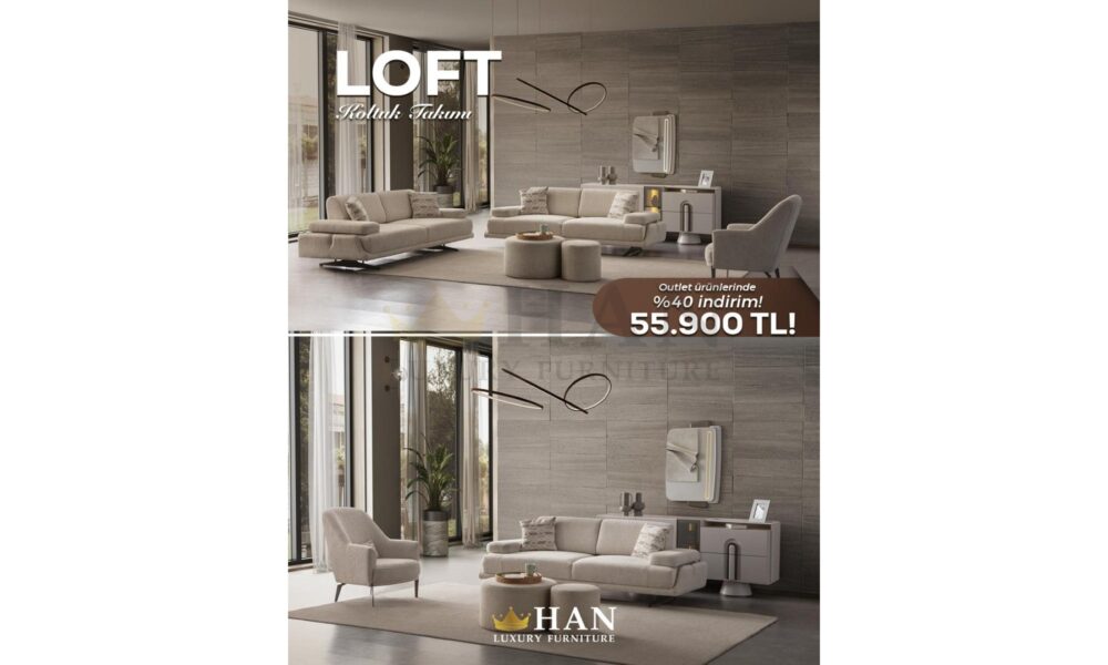 Loft Koltuk Takımı Han Mobilya
